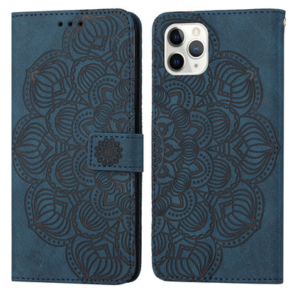 Mandala Embossed Flip Leather Phone Case, For iPhone 11 Pro Max, For iPhone X / XS, For iPhone XR, For iPhone XS Max, For iPhone SE 2022 / 2020 / 8 / 7, For iPhone 7 Plus / 8 Plus