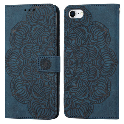 Mandala Embossed Flip Leather Phone Case, For iPhone 11 Pro Max, For iPhone X / XS, For iPhone XR, For iPhone XS Max, For iPhone SE 2022 / 2020 / 8 / 7, For iPhone 7 Plus / 8 Plus
