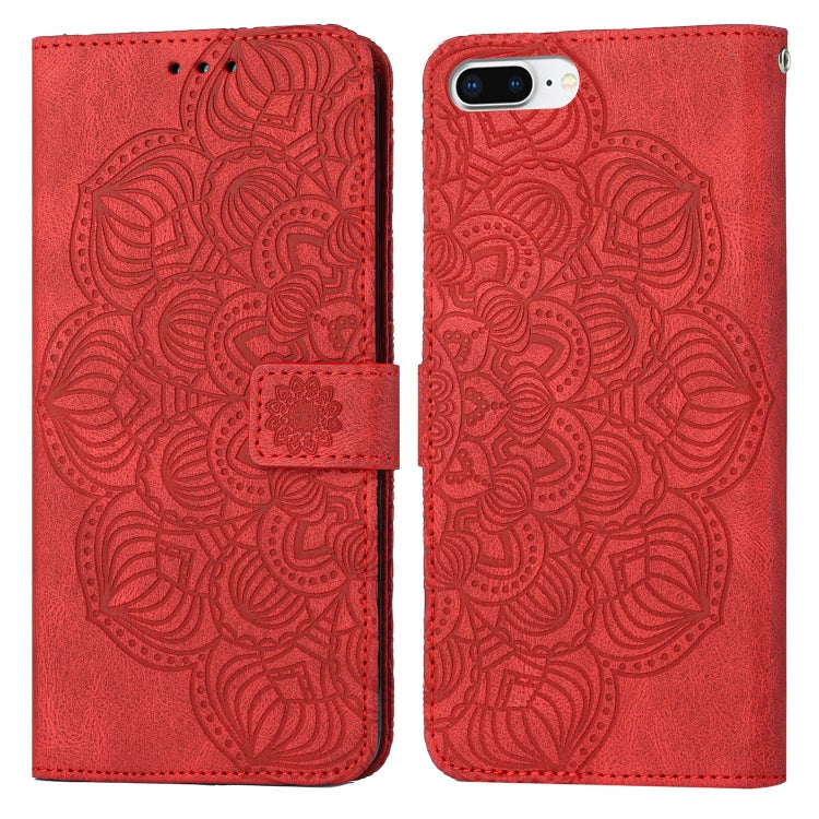 Mandala Embossed Flip Leather Phone Case, For iPhone 11 Pro Max, For iPhone X / XS, For iPhone XR, For iPhone XS Max, For iPhone SE 2022 / 2020 / 8 / 7, For iPhone 7 Plus / 8 Plus
