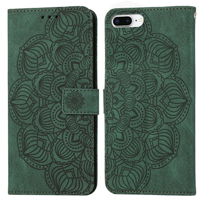 Mandala Embossed Flip Leather Phone Case, For iPhone 11 Pro Max, For iPhone X / XS, For iPhone XR, For iPhone XS Max, For iPhone SE 2022 / 2020 / 8 / 7, For iPhone 7 Plus / 8 Plus