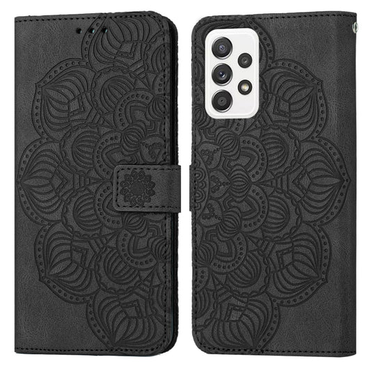 Mandala Embossed Flip Leather Phone Case, For Samsung Galaxy A33 5G, For Samsung Galaxy A40, For Samsung Galaxy A42 5G, For Samsung Galaxy A50, For Samsung Galaxy A51 4G, For Samsung Galaxy A52 4G / 5G, For Samsung Galaxy A53, For Samsung Galaxy A70   ...