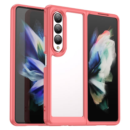 Colorful Series Acrylic + TPU Phone Case, For Samsung Galaxy Z Flip4 5G, For Samsung Galaxy Z Fold4 5G