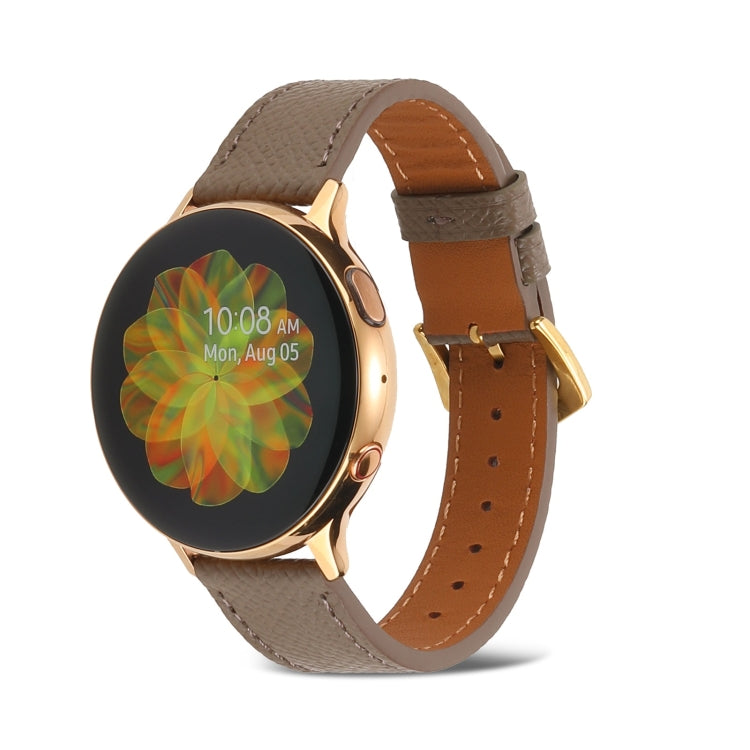 Genuine Leather Watch Band, For Samsung Galaxy Watch4 20mm, For Huawei Watch GT 3 Pro 22mm