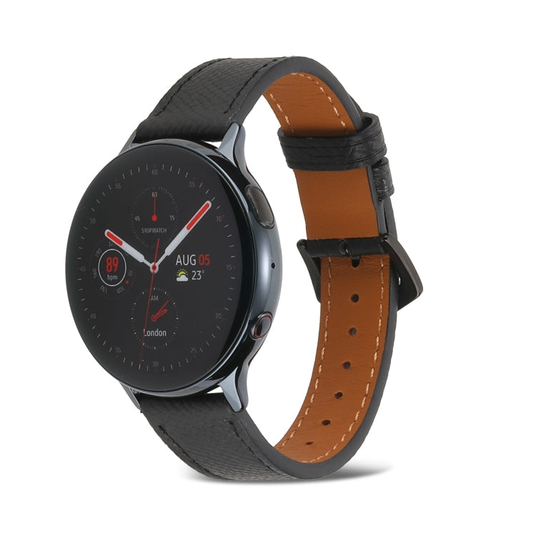 Genuine Leather Watch Band, For Samsung Galaxy Watch4 20mm, For Huawei Watch GT 3 Pro 22mm