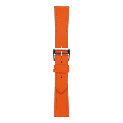 Plain Weave Genuine Leather Watch Band, For Samsung Galaxy Watch4 20mm, For Huawei Watch GT 3 Pro 22mm