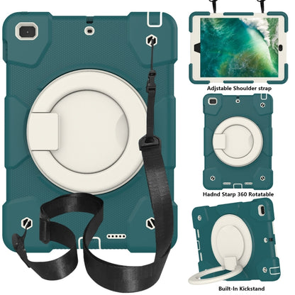 Silicone + PC Full Body Protection Tablet Case With Holder & Strap, For Samsung Galaxy Tab A8 10.5 2021, For iPad 10.2 2019/10.2 2020/10.2 2021, For iPad 9.7 2018, For iPad Pro 11 2020/Pro 11 2018/Air 2020/Air 2022