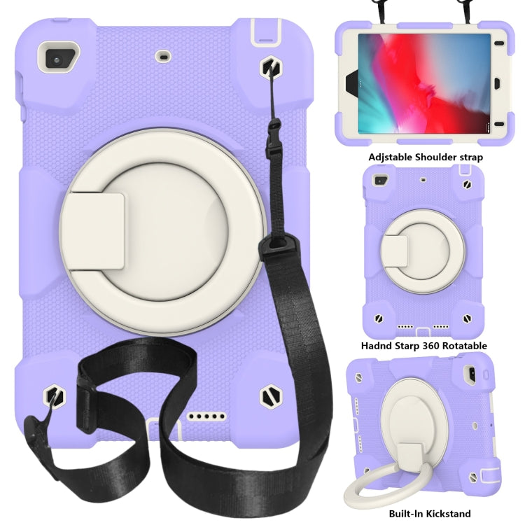 Silicone + PC Full Body Protection Tablet Case With Holder & Strap, For iPad mini 2021, For iPad mini 4 2015/mini 2019, For Samsung Galaxy Tab A 8.0 2019
