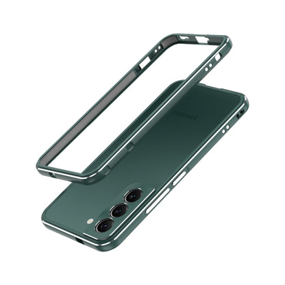 Aurora Series Lens Protector + Metal Frame Protective Phone Case, For Samsung Galaxy S22 5G, For Samsung Galaxy S22+ 5G
