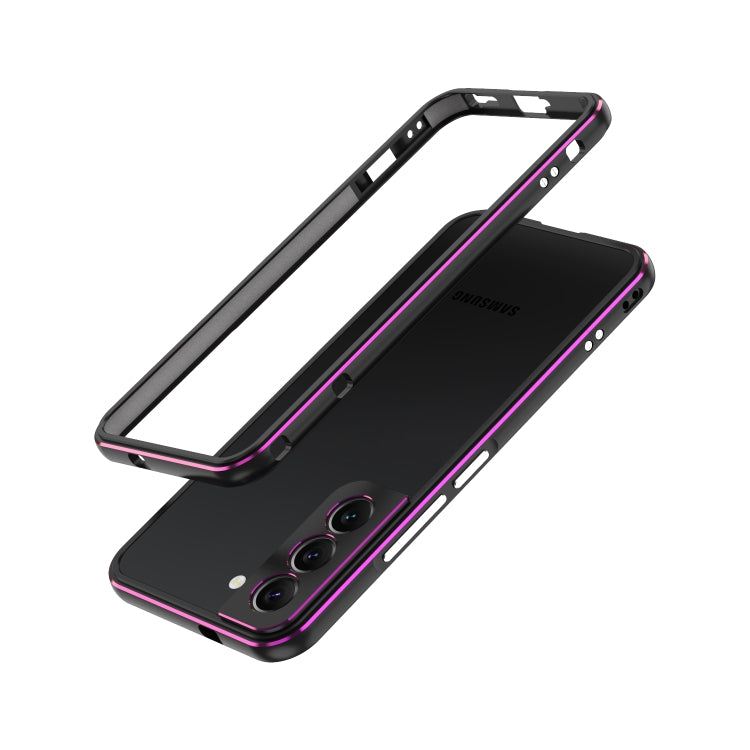 Aurora Series Lens Protector + Metal Frame Protective Phone Case, For Samsung Galaxy S22 5G, For Samsung Galaxy S22+ 5G
