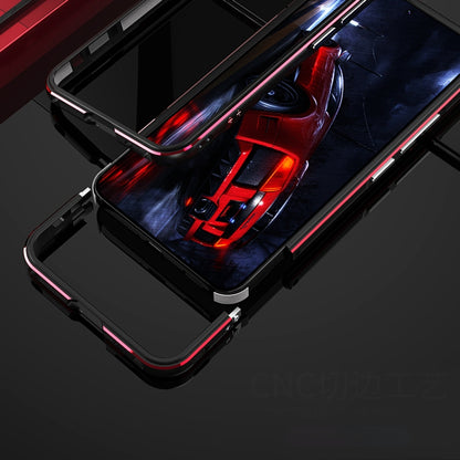 Aurora Series Lens Protector + Metal Frame Protective Phone Case, For Samsung Galaxy S22 5G, For Samsung Galaxy S22+ 5G