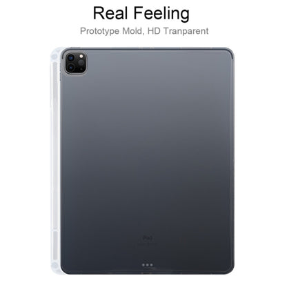 0.75mm Transparent TPU Protective Case with Pen Slot, For iPad Pro 11 inch 2020, For iPad Pro 12.9 inch 2020