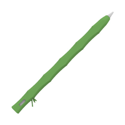 LOVE MEI Bamboo Liquid Silicone Gel Stylus Pen Protective Case, For Apple Pencil 1, For Apple Pencil 2