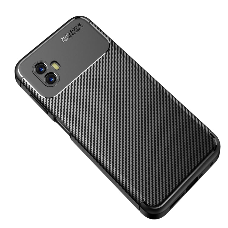 Precise Hole Carbon Fiber Texture Shockproof TPU Phone Case, For Xiaomi Poco M4 5G, For Samsung Galaxy Xcover6 Pro