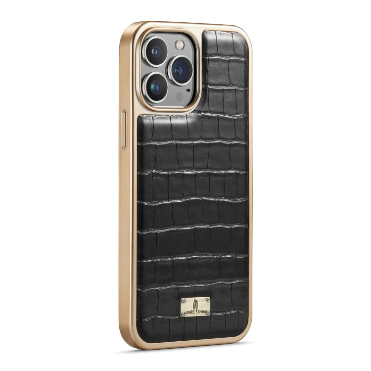 Crocodile Texture Electroplating PU Phone Case, For iPhone 13, For iPhone 13 Pro, For iPhone 13 Pro Max, For iPhone 12 / 12 Pro, For iPhone 12 Pro Max, For iPhone 11, For iPhone 11 Pro, For iPhone 11 Pro Max