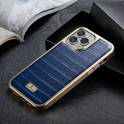 Crocodile Texture Electroplating PU Phone Case, For iPhone 13, For iPhone 13 Pro, For iPhone 13 Pro Max, For iPhone 12 / 12 Pro, For iPhone 12 Pro Max, For iPhone 11, For iPhone 11 Pro, For iPhone 11 Pro Max