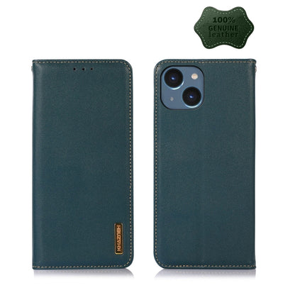 KHAZNEH Nappa Top Layer Cowhide Leather Phone Case, For iPhone 14, For iPhone 14 Plus, For iPhone 14 Pro Max, For iPhone 14 Pro