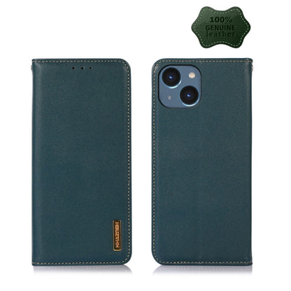 KHAZNEH Nappa Top Layer Cowhide Leather Phone Case, For iPhone 14, For iPhone 14 Plus, For iPhone 14 Pro Max, For iPhone 14 Pro