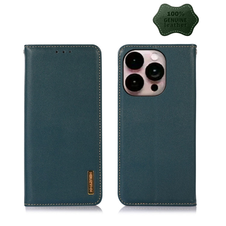 KHAZNEH Nappa Top Layer Cowhide Leather Phone Case, For iPhone 14, For iPhone 14 Plus, For iPhone 14 Pro Max, For iPhone 14 Pro