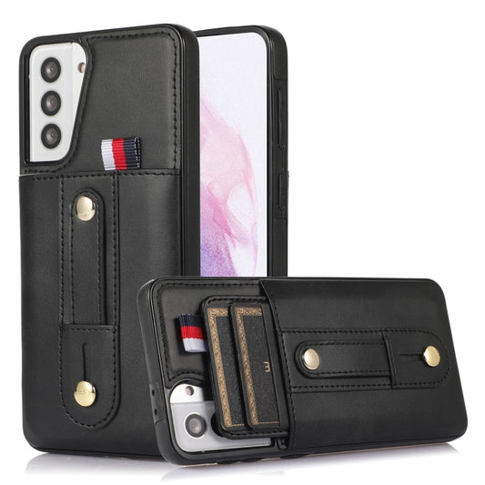 Wristband Kickstand Wallet Leather Phone Case, For Samsung Galaxy S22 5G, For Samsung Galaxy S22+ 5G, For Samsung Galaxy S22 Ultra 5G, For Samsung Galaxy S21 5G, For Samsung Galaxy S21+ 5G, For Samsung Galaxy S21 Ultra 5G, For Samsung Galaxy S20       ...