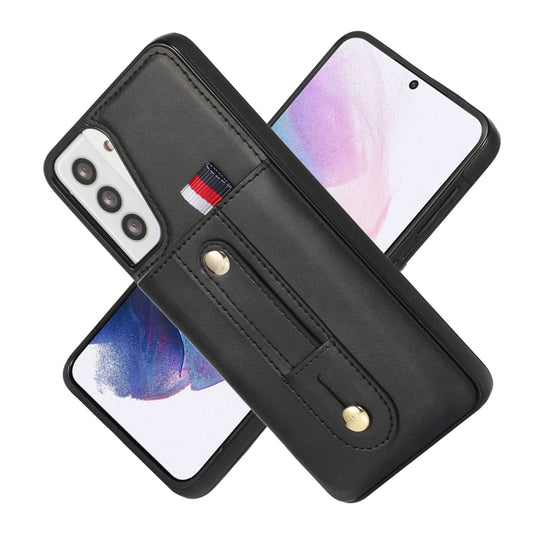 Wristband Kickstand Wallet Leather Phone Case, For Samsung Galaxy S22 5G, For Samsung Galaxy S22+ 5G, For Samsung Galaxy S22 Ultra 5G, For Samsung Galaxy S21 5G, For Samsung Galaxy S21+ 5G, For Samsung Galaxy S21 Ultra 5G, For Samsung Galaxy S20       ...