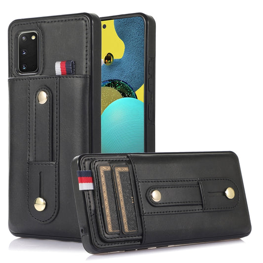 Wristband Kickstand Wallet Leather Phone Case, For Samsung Galaxy S20 FE, For Samsung Galaxy S21 FE 5G, For Samsung Galaxy A73 5G, For Samsung Galaxy A72 5G / 4G, For Samsung Galaxy A52 5G / 4G, For Samsung Galaxy A42 5G, For Samsung Galaxy A32 5G     ...