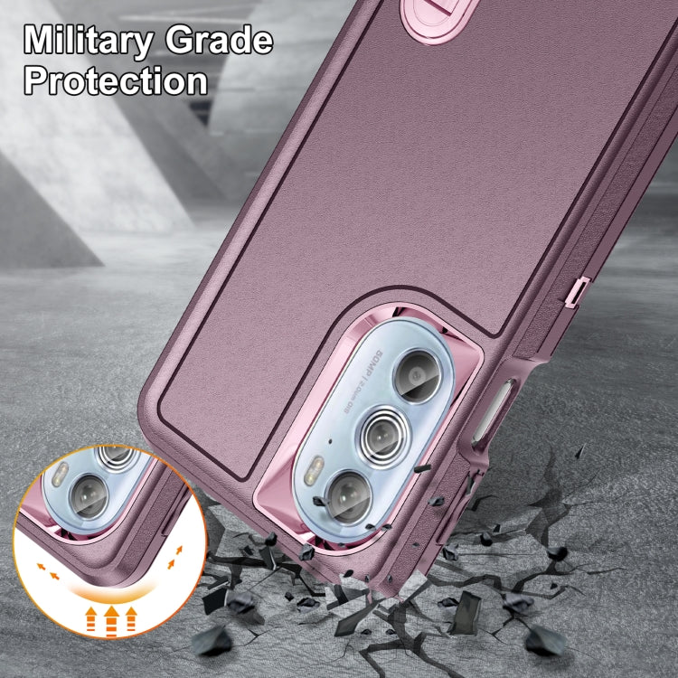 3 in 1 Rugged Holder Phone Case, For Motorola Edge 30 Pro, For Samsung Galaxy A53