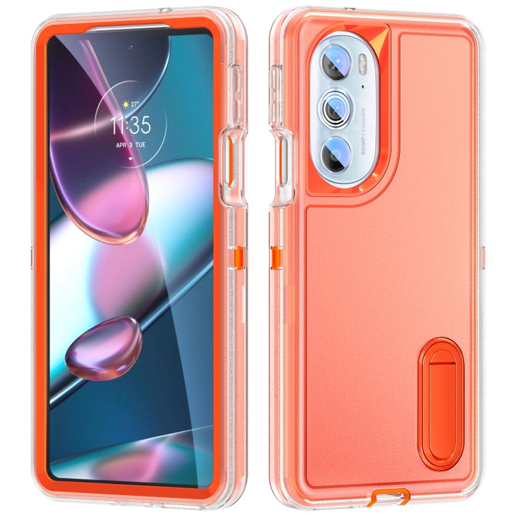 3 in 1 Rugged Holder Phone Case, For Motorola Edge 30 Pro, For Samsung Galaxy A53