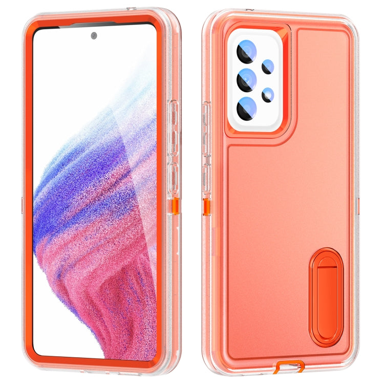3 in 1 Rugged Holder Phone Case, For Motorola Edge 30 Pro, For Samsung Galaxy A53