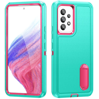 3 in 1 Rugged Holder Phone Case, For Motorola Edge 30 Pro, For Samsung Galaxy A53