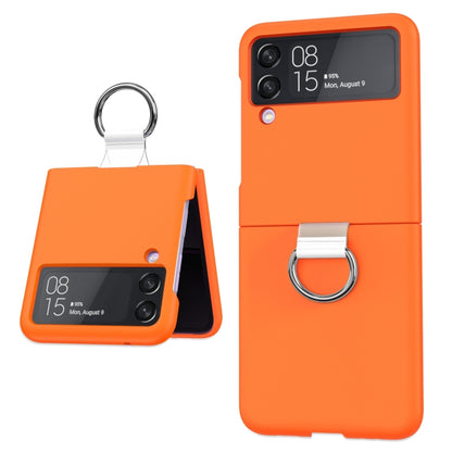PC PVC Ring Phone Case, For Samsung Galaxy Z Flip4 5G