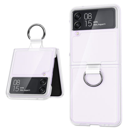 PC PVC Ring Phone Case, For Samsung Galaxy Z Flip4 5G