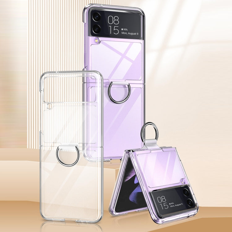 PC PVC Ring Phone Case, For Samsung Galaxy Z Flip4 5G