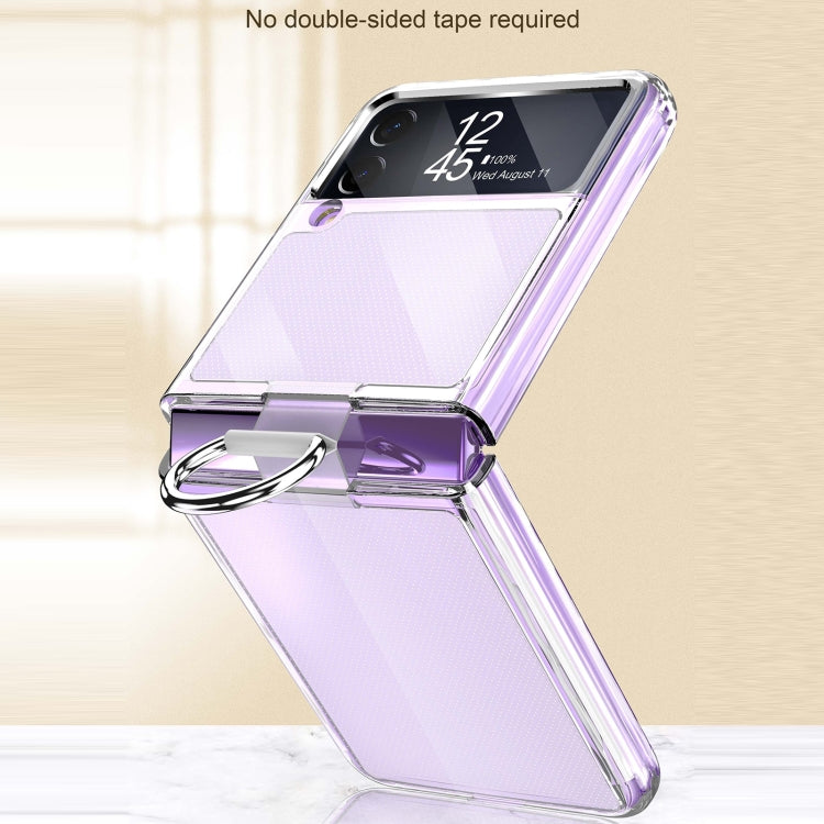 PC PVC Ring Phone Case, For Samsung Galaxy Z Flip4 5G