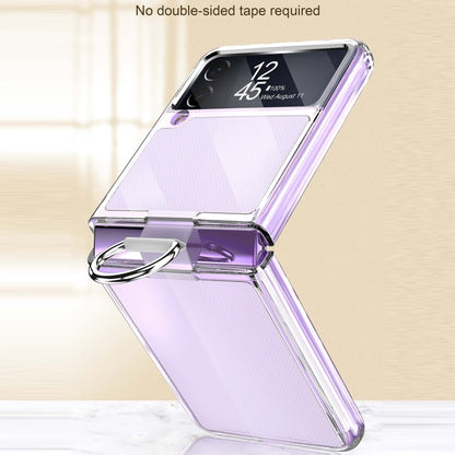 PC PVC Ring Phone Case, For Samsung Galaxy Z Flip4 5G