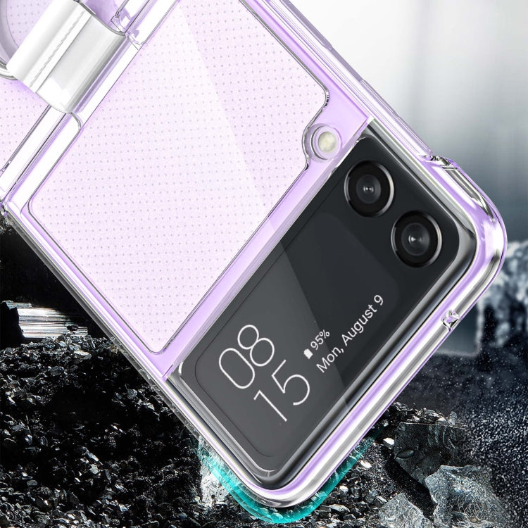 PC PVC Ring Phone Case, For Samsung Galaxy Z Flip4 5G