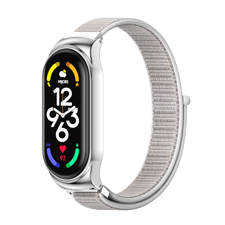 MIJOBS CS Stainless Steel Case Nylon Watch Band, CS