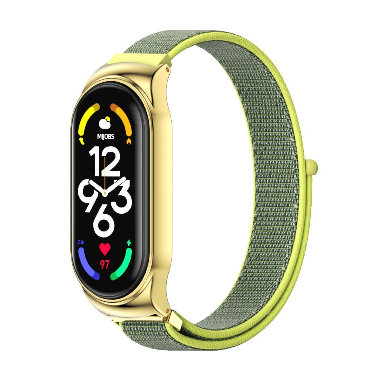 MIJOBS CS Stainless Steel Case Nylon Watch Band, CS