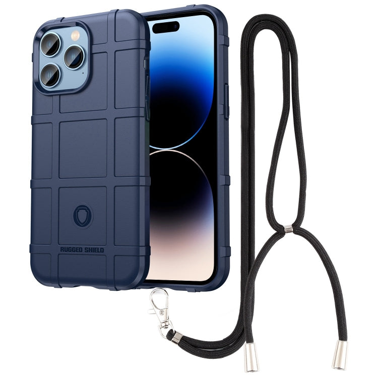 Lanyard Rugged Shield TPU Phone Case, For iPhone 14, For iPhone 14 Plus, For iPhone 14 Pro, For iPhone 14 Pro Max