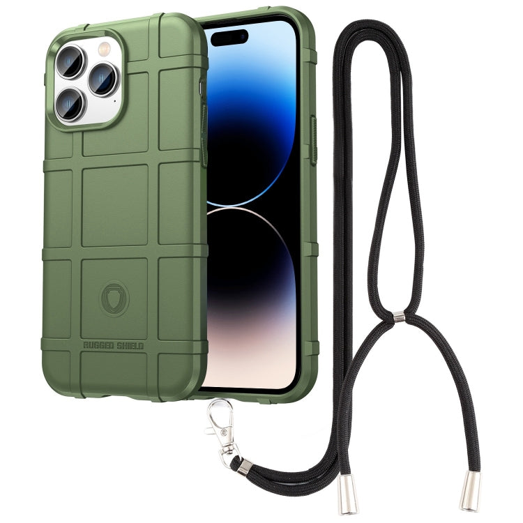 Lanyard Rugged Shield TPU Phone Case, For iPhone 14, For iPhone 14 Plus, For iPhone 14 Pro, For iPhone 14 Pro Max