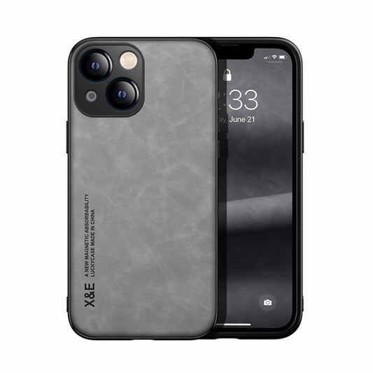 Skin Feel Magnetic Leather Back Phone Case, For iPhone 13 mini, For iPhone 13, For iPhone 13 Pro, For iPhone 13 Pro Max, For iPhone 12 mini, For iPhone 12, For iPhone 12 Pro, For iPhone 12 Pro Max, For iPhone 11, For iPhone 11 Pro, For iPhone 11 Pro Ma...