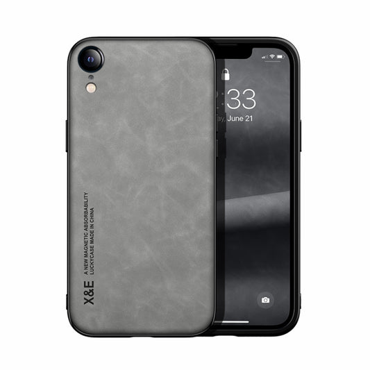 Skin Feel Magnetic Leather Back Phone Case, For iPhone XR, For iPhone XS Max, For iPhone SE 2022 / SE 2020 / 7 / 8