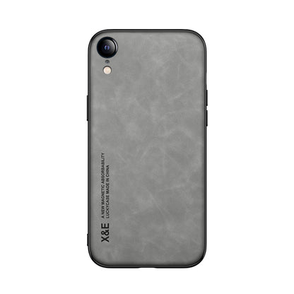 Skin Feel Magnetic Leather Back Phone Case, For iPhone XR, For iPhone XS Max, For iPhone SE 2022 / SE 2020 / 7 / 8