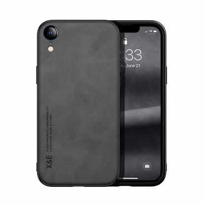 Skin Feel Magnetic Leather Back Phone Case, For iPhone XR, For iPhone XS Max, For iPhone SE 2022 / SE 2020 / 7 / 8