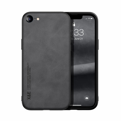 Skin Feel Magnetic Leather Back Phone Case, For iPhone XR, For iPhone XS Max, For iPhone SE 2022 / SE 2020 / 7 / 8