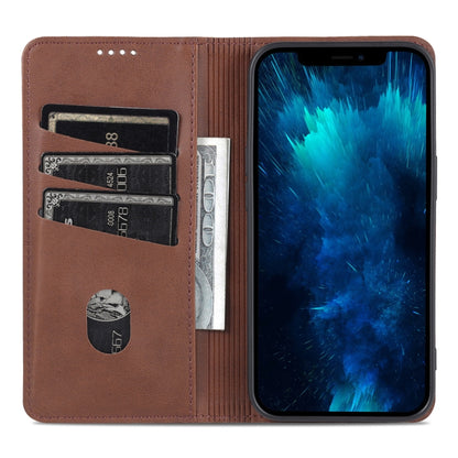 AZNS Magnetic Calf Texture Flip Leather Phone Case, For iPhone 14, For iPhone 14 Plus, For iPhone 14 Pro, For iPhone 14 Pro Max