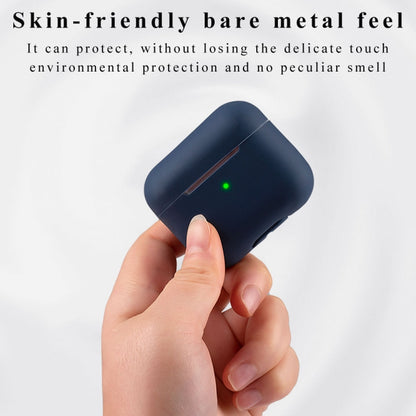 Wireless Earphone Silicone Protective Case, Grey, Matcha Green, Sky Blue, Midnight Blue, Dark Green, Lavender Grey, White, Mint Green, Light Purple, Pink, Black, Red