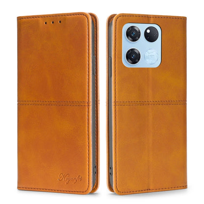Cow Texture Magnetic Horizontal Flip Leather Phone Case, For OnePlus Ace Racing, For ZTE Axon 30 Pro, For ZTE Libero 5G