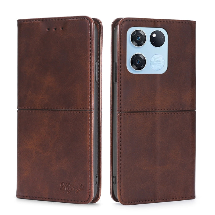 Cow Texture Magnetic Horizontal Flip Leather Phone Case, For OnePlus Ace Racing, For ZTE Axon 30 Pro, For ZTE Libero 5G