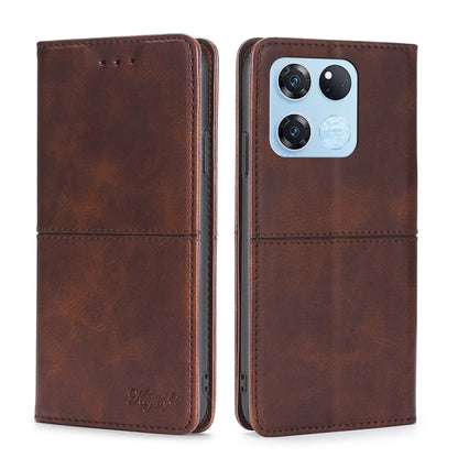 Cow Texture Magnetic Horizontal Flip Leather Phone Case, For OnePlus Ace Racing, For ZTE Axon 30 Pro, For ZTE Libero 5G