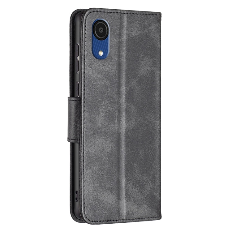 Retro Lambskin Texture Leather Phone Case, For Samsung Galaxy A03 Core